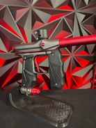 Used Empire Mini GS Paintball Gun- Grey / Red w/ 2 Piece Barrel *NEW Solenoid*