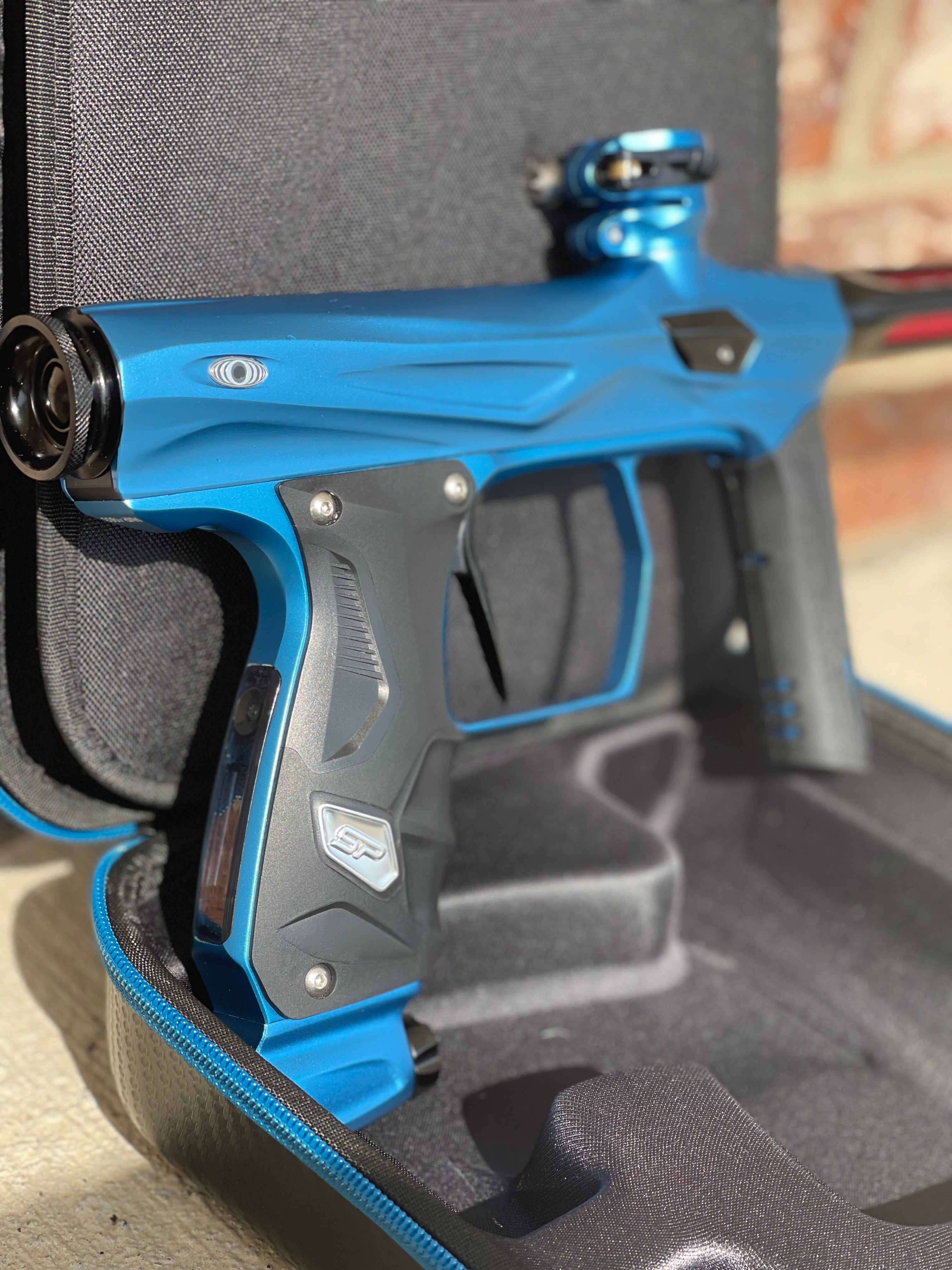 Used Shocker Amp Paintball Gun - Dust Blue