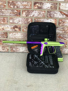 Used DLX Luxe ICE Paintball Gun - Dust Green w/ Purple