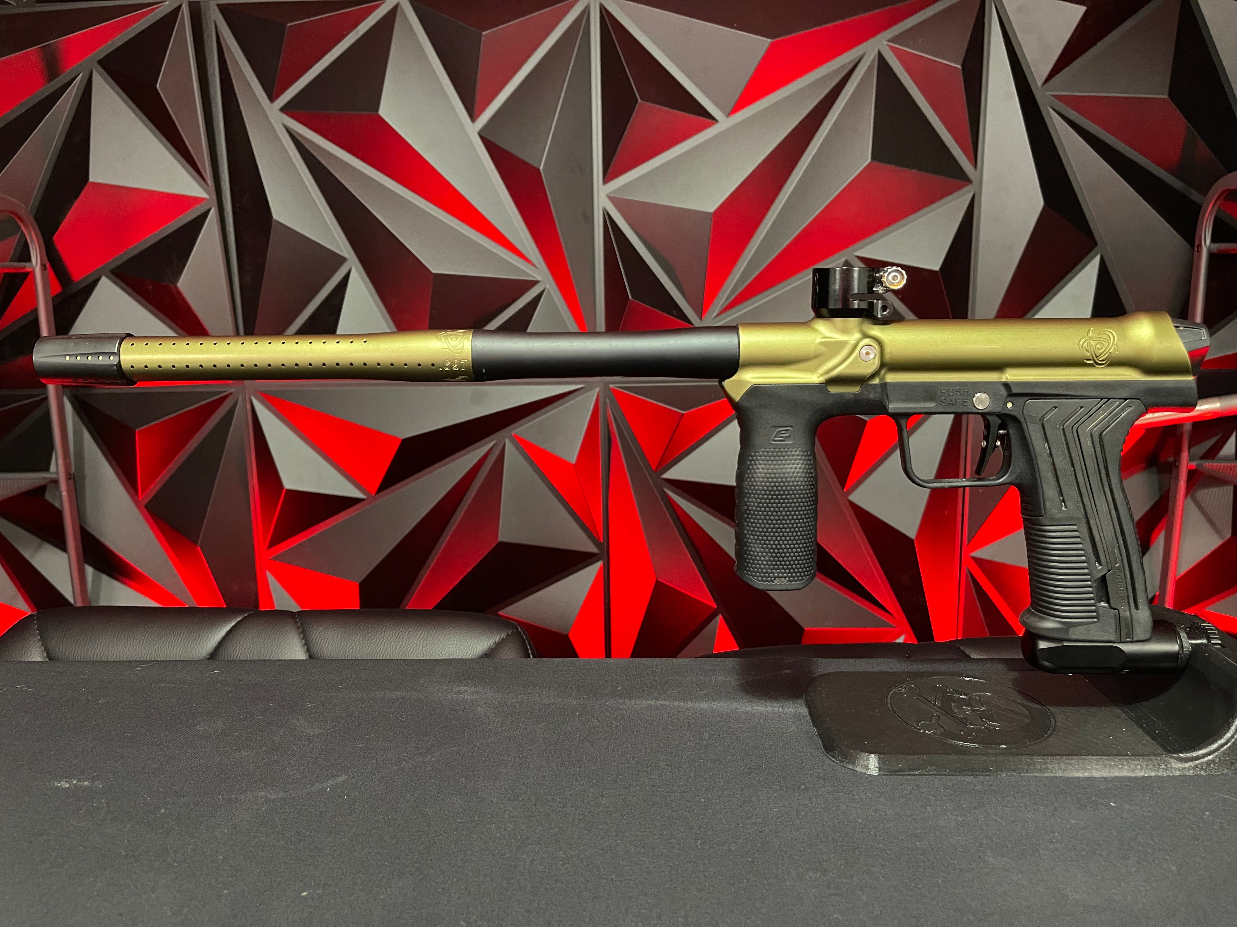 Inception Hand Gun Used Planet Eclipse/Inception Design FLE Emek 100 Paintball Gun - Oliv ...