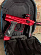 Used Shocker AMP Paintball Gun - Dust Red w/ Infamous Deuce Trigger