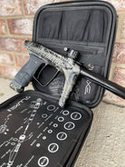 Used DLX Luxe Ice Paintball Gun - Gloss Black/Dust Black w/ CK "Lucille is Thirsty" Laser Engraving