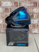 Used Dye I5 Paintball Goggle - Storm (Black w/Blue) with additional lens