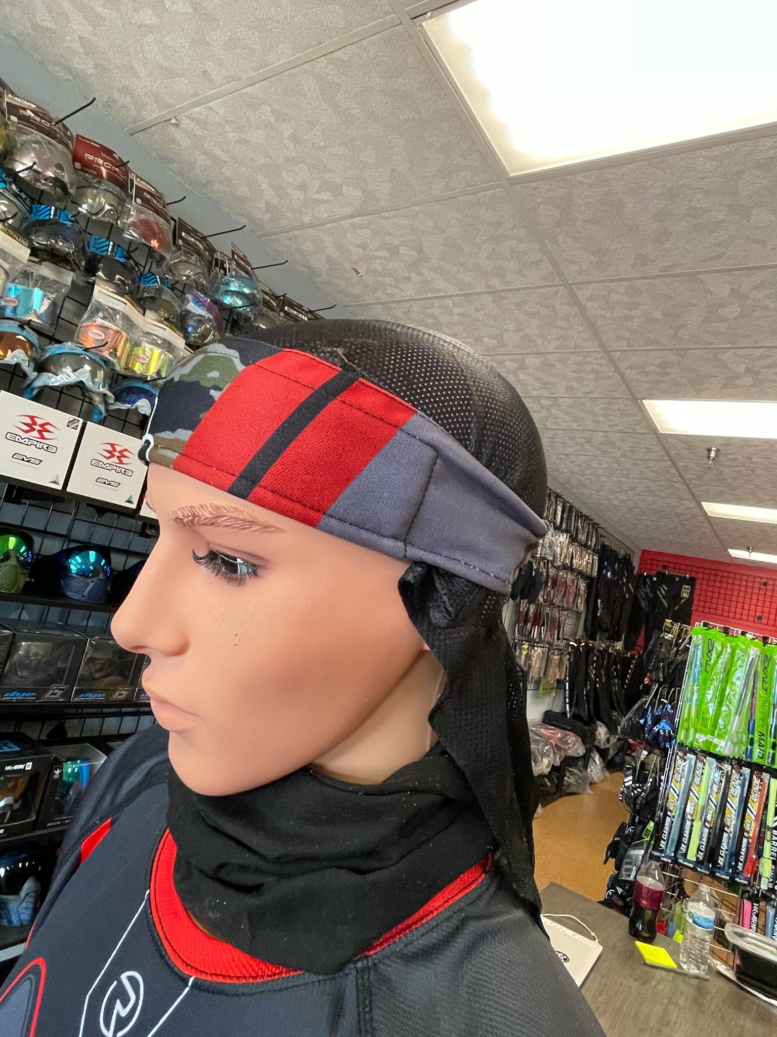 Used HK Army Headwrap- Black Mesh