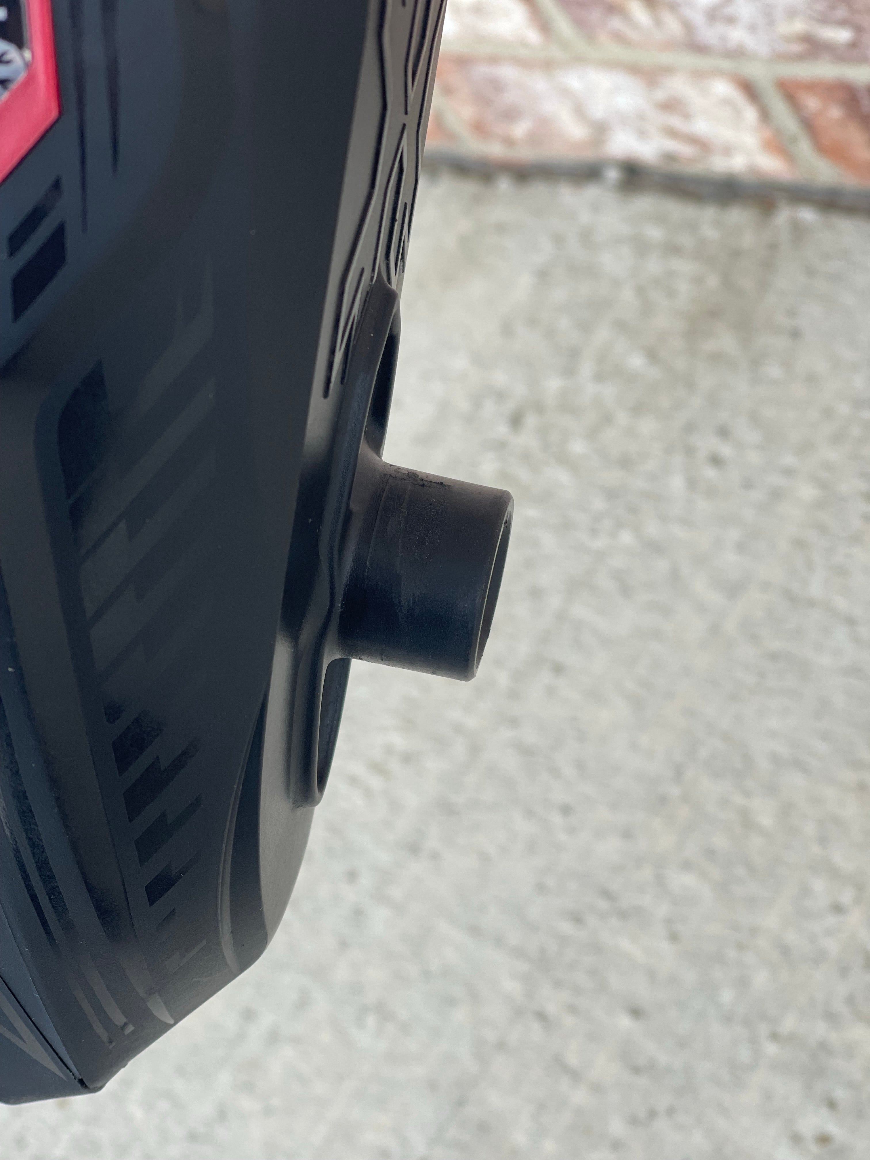 Used HK Army TFX3 Paintball Loader - Black/Red with Rain Lid & Speedfeed