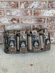 Used HK Army Eject 4+3 Paintball Pod Pack - Camo