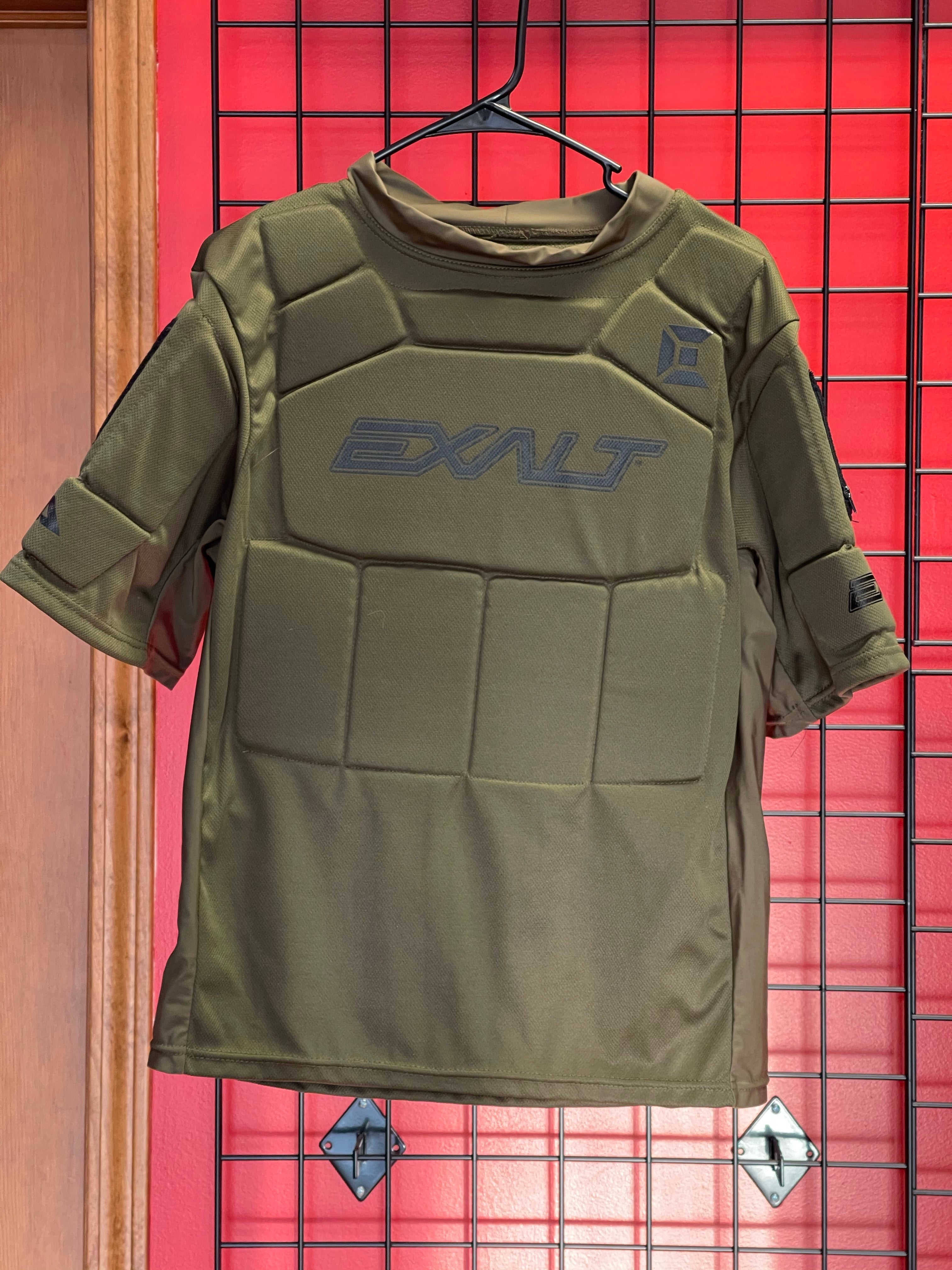 Used Exalt Alpha Chest Protector- Olive- SM/Med