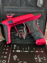 Used DLX Luxe X Paintball Gun - Dust Red w/ Infamous Deuce Trigger