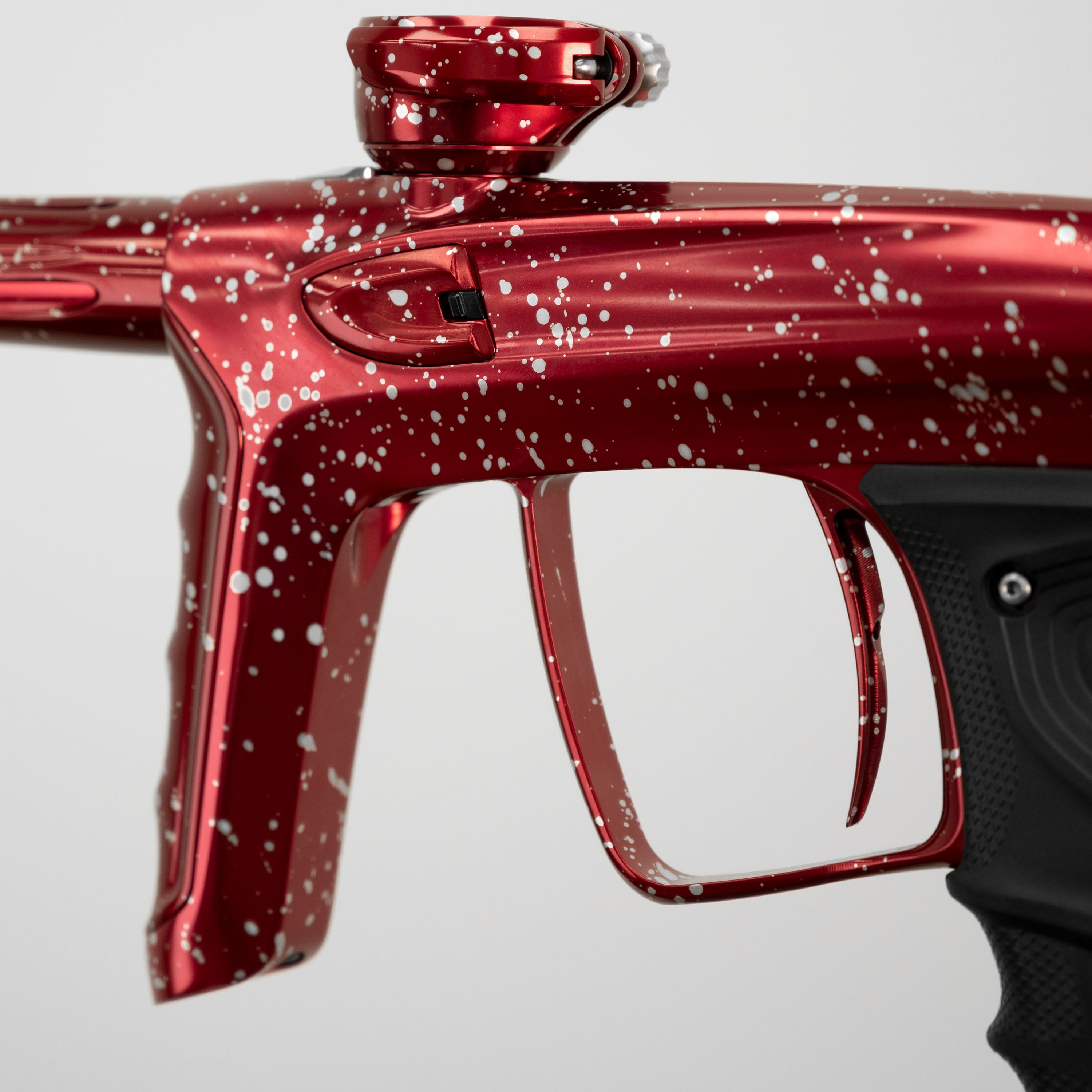 DLX Luxe TM40 Paintball Gun - LE Dr. Speckle (Gloss Red / Silver Speckle)