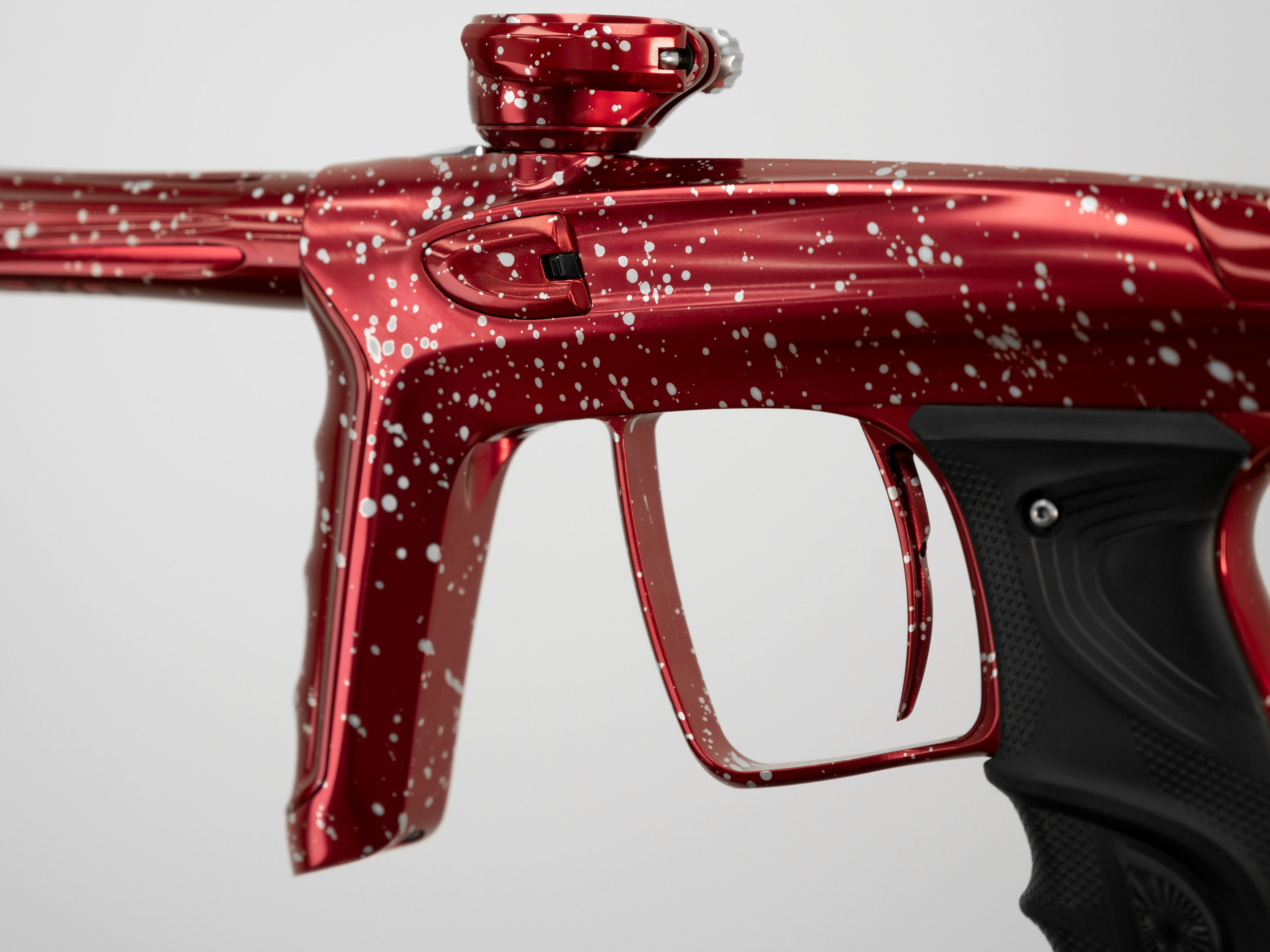 DLX Luxe TM40 Paintball Gun - LE Dr. Speckle (Gloss Red / Silver Speckle)