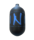 Ninja SL2 68/4500 "Matte Series" Carbon Fiber Paintball Tank BOTTLE ONLY - Black/Blue (BORN DATE 04/2022)