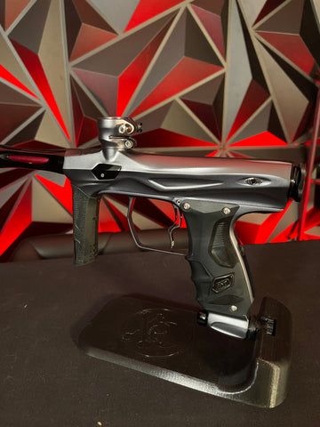 Used Shocker Amp Paintball Gun - Pewter w/ SSC Soft Tip Bolt + Infamous Deuce Trigger