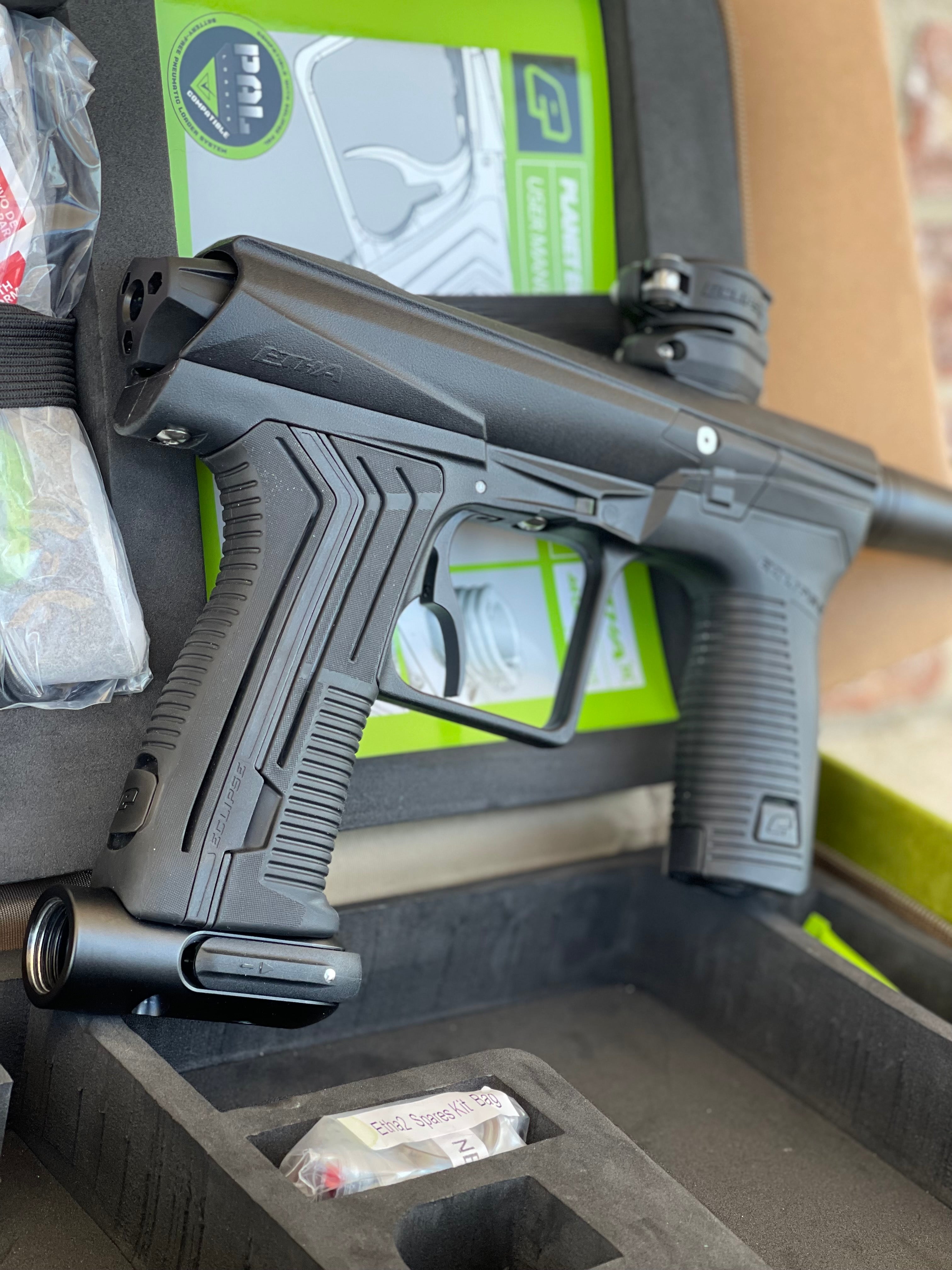 Used Eclipse Etha 2 Paintball Marker Black Punishers Paintball
