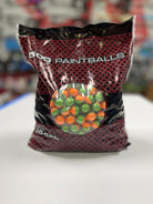 GI Sportz Team Colors Paintballs - 2000 Paintballs - Metallic Green/Metallic Orange Shell - Orange Fill