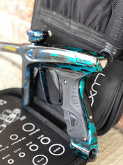 Used DLX Luxe Ice Paintball Gun - Galaxy Teal/Black/Blue