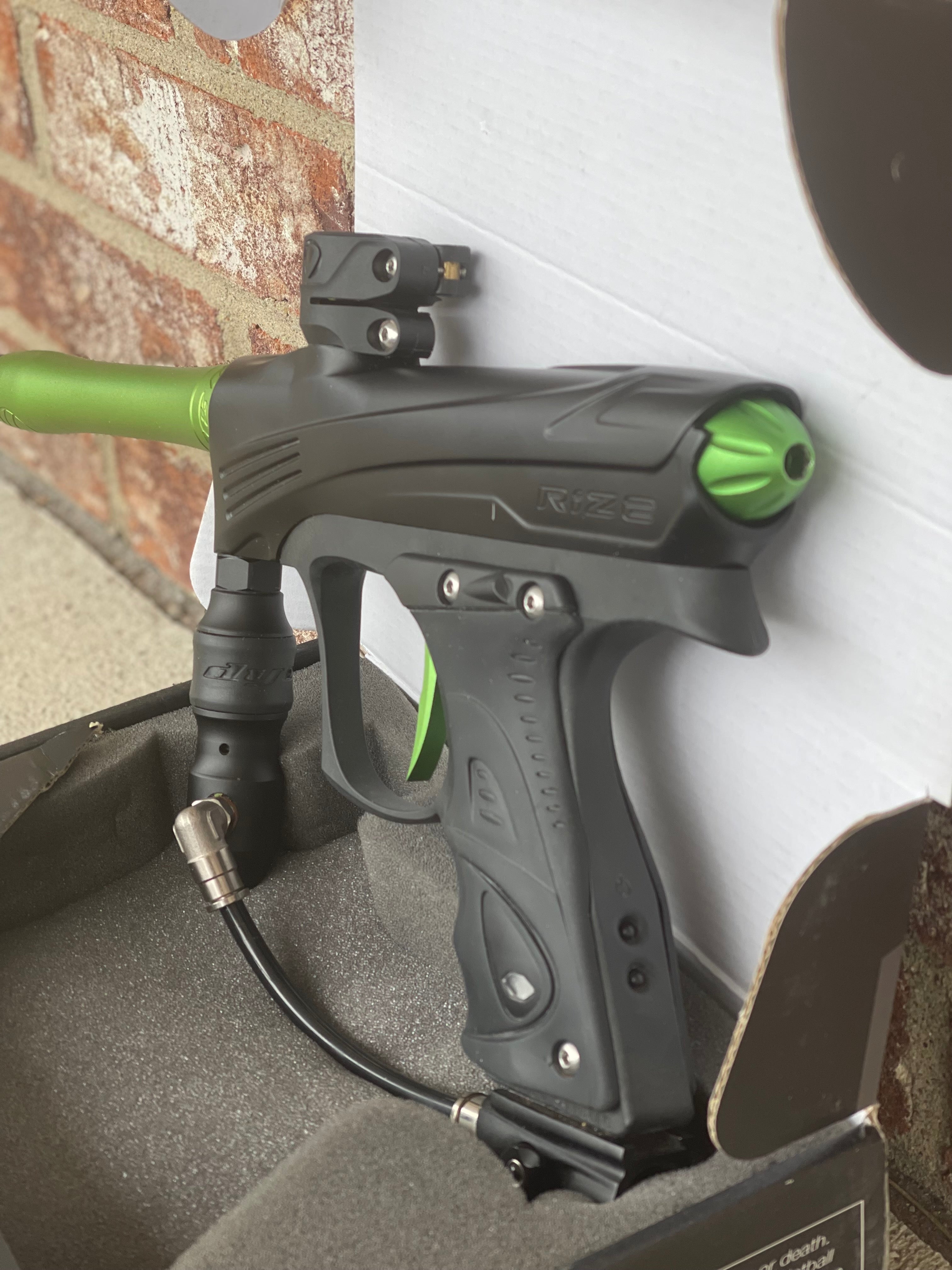 Used Dye CZR Paintball Marker- Black/Green