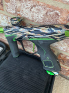 Used Dye M2 Paintball Marker- PGA Tiger Stripe/Lime