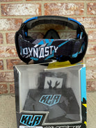 Used HK Army KLR Paintball Mask - Dynasty (Black with Blue Accents)