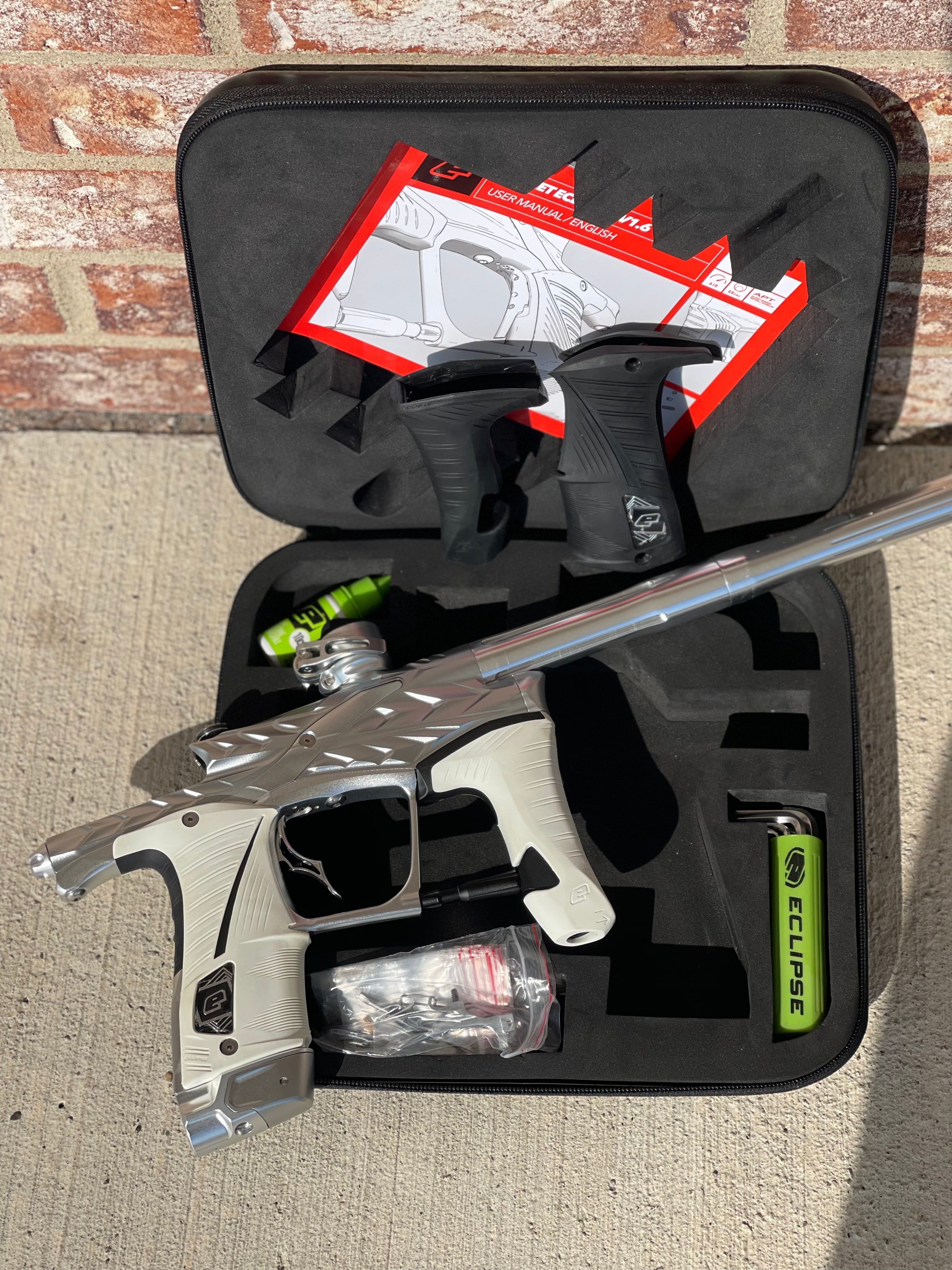 Used Planet Eclipse/HK Army Fossil LV1.6 XV Paintball Gun - Pure (Silv Used Planet Eclipse/HK Army Fossil LV1.6 XV Paintball Gun - Pure (Silv