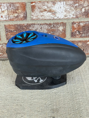 Used Dye LTR Paintball Loader - Black/Blue w/ HK Army Epic Speed Feed