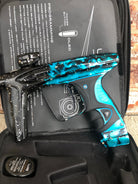 Used DLX Luxe Ice Paintball Gun - Blue Galaxy