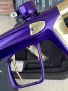 Used DLX Luxe X Paintball Gun - Polished Purple/Polished Gold - Anniversary Edition