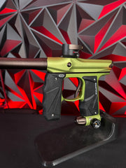 Used Empire Mini GS Paintball Gun - Green / Brown w/ 2-Piece Barrel