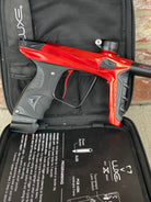 Used Virtue Luxe Ace Paintball Gun - Polished Red / Dust Black w/ Infamous Silencio Tip