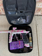 Used DLX Luxe X Paintball Gun - Silver Pink Splash