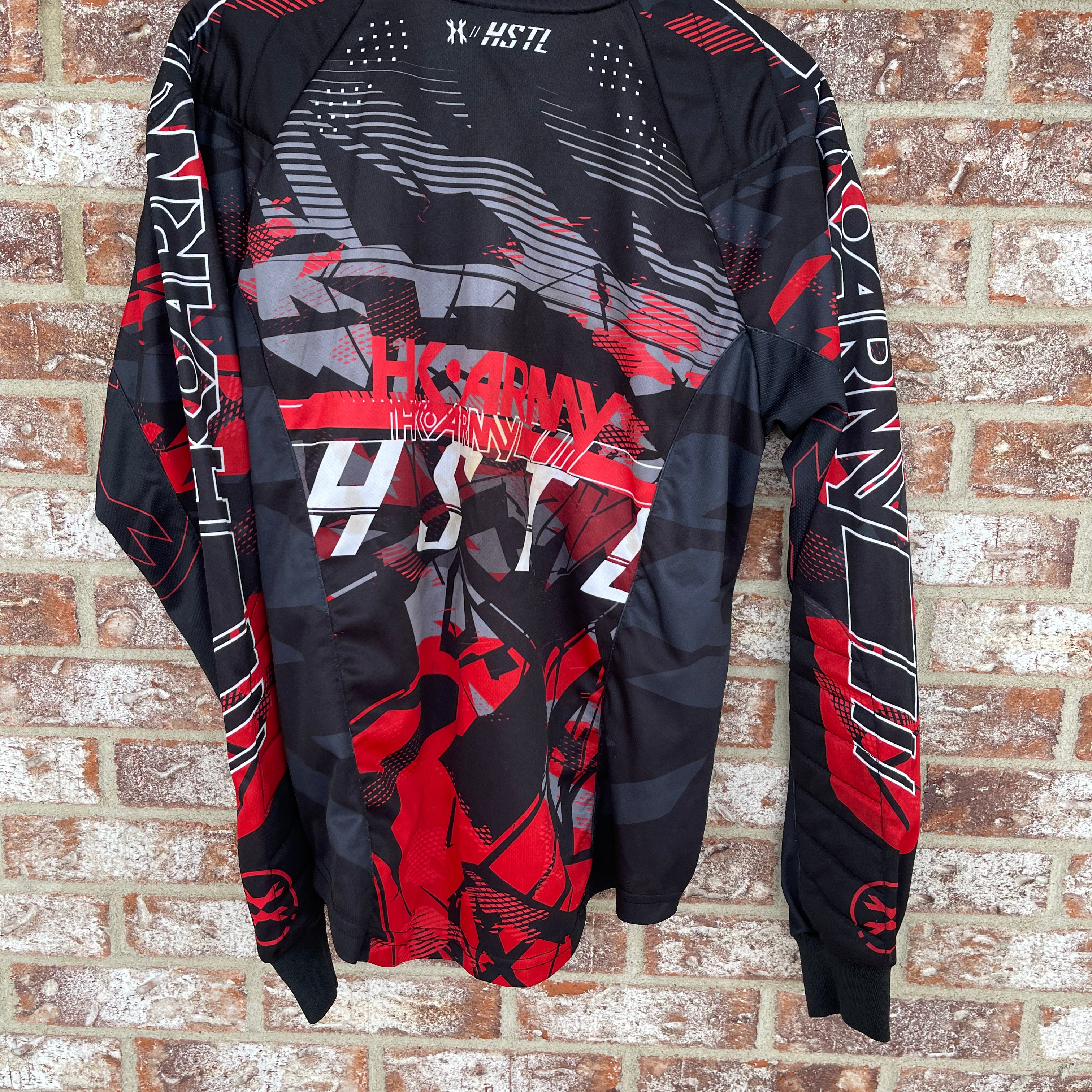 Used HK Army HSTL Paintball Jersey - Red/Black/White - Small
