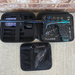 Used DLX Luxe Ice Paintball Gun - Galaxy Teal/Black/Blue