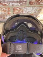 Used Push Unite Paintball Mask - Black with Purple Chin Extender