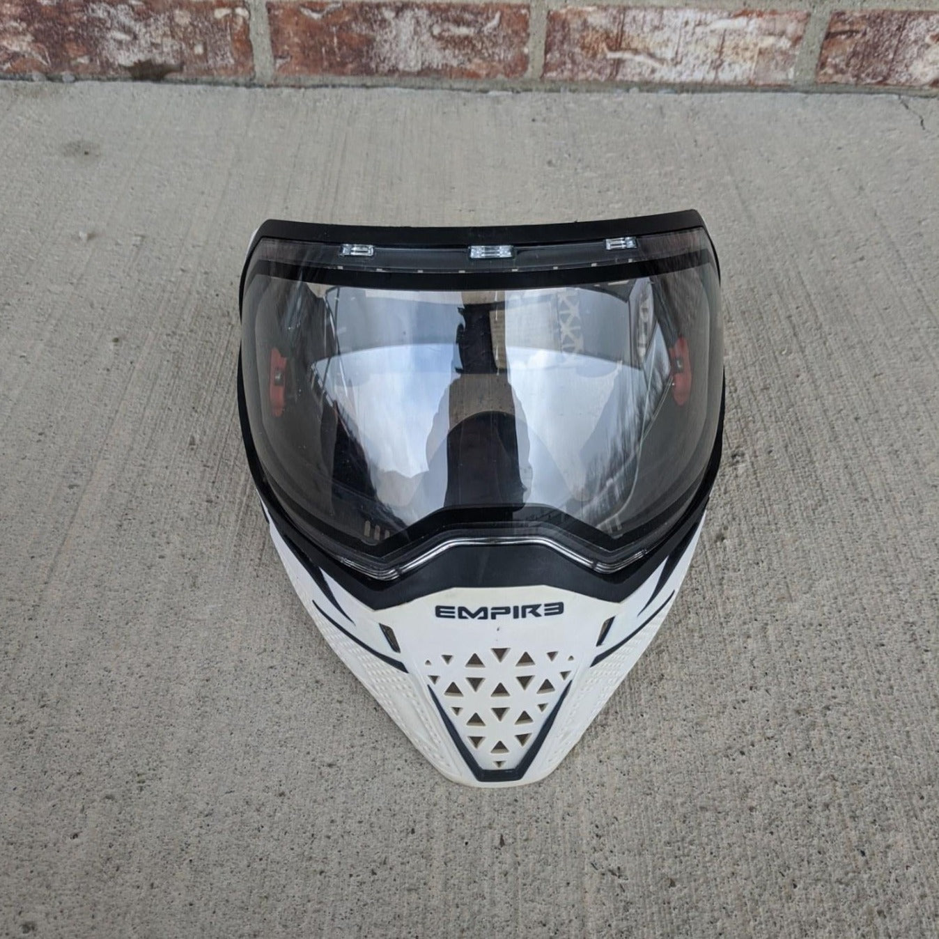 Used Empire EVS Paintball Mask - White