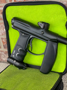 Used Empire Axe Paintball Gun - Black w/ Low rise Feedneck & Exalt Case