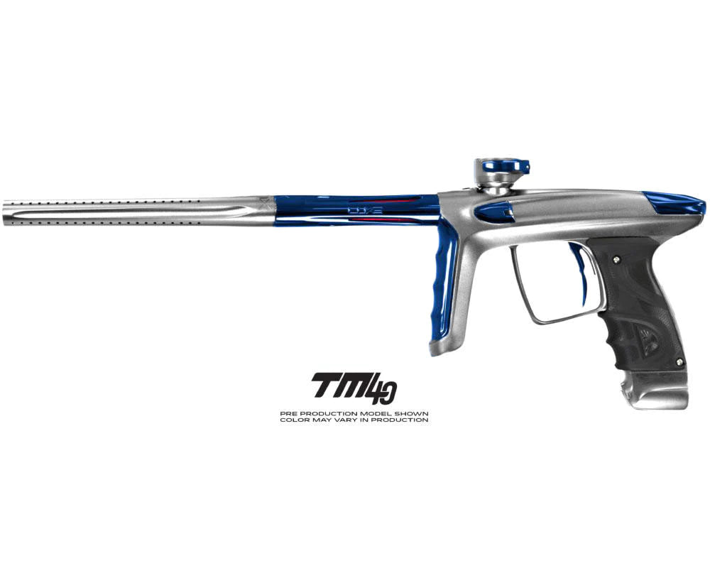 DLX Luxe TM40 Paintball Gun - Dust Silver/Polished Blue