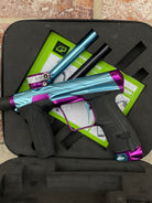 Used Planet Eclipse/HK Army CS2 Pro Invader Paintball Gun - Turquoise/Purple