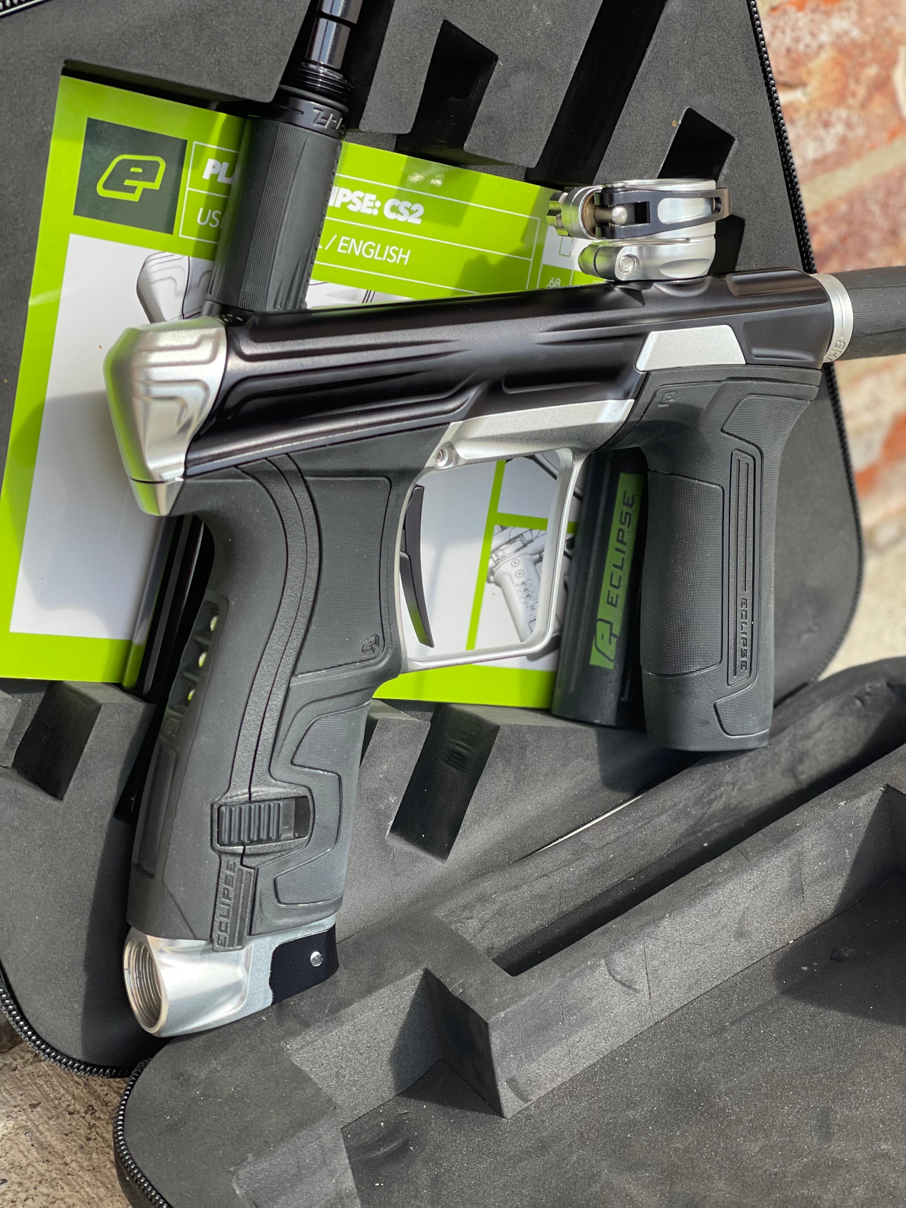 Used Eclipse CS2 Paintball Gun Black / Silver