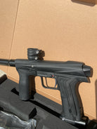 Used Planet Eclipse Emek Paintball Gun (Early Gen) - Black w/ POPS ASA, FL 3 Way Valve, Fang Trigger