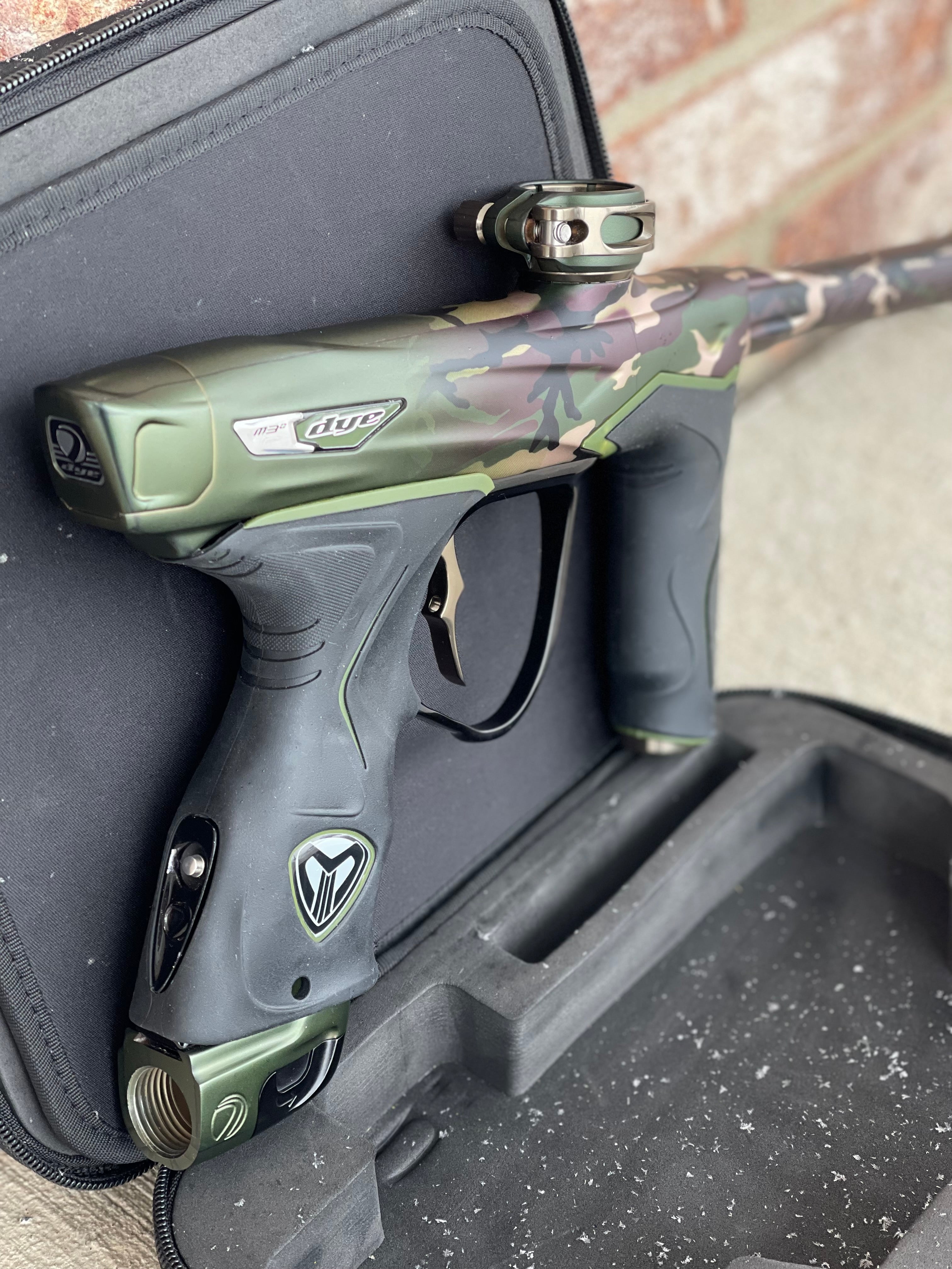 Used Dye M3+ Paintball Gun - PGA Woodland