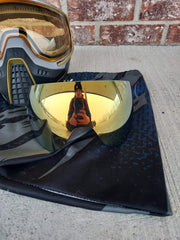 Used HK Army KLR Goggle - Black/Gold with additional Gold Lens