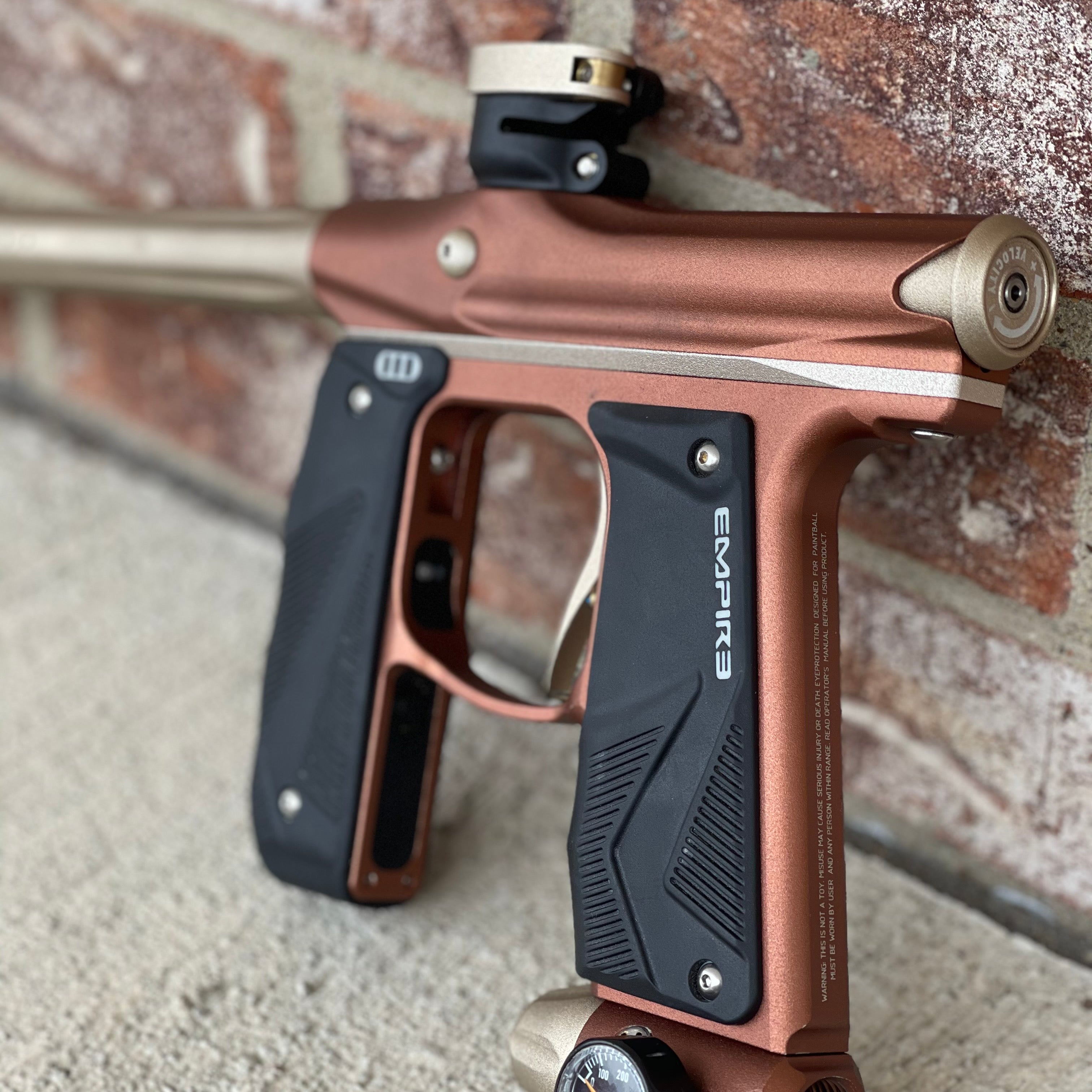 Used Empire Mini GS Paintball Gun - Brown / Tan
