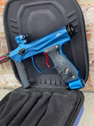 Used Shocker Amp Paintball Gun - Dust Blue w/SSC Soft Tip Bolt & Infamous Deuce Trigger