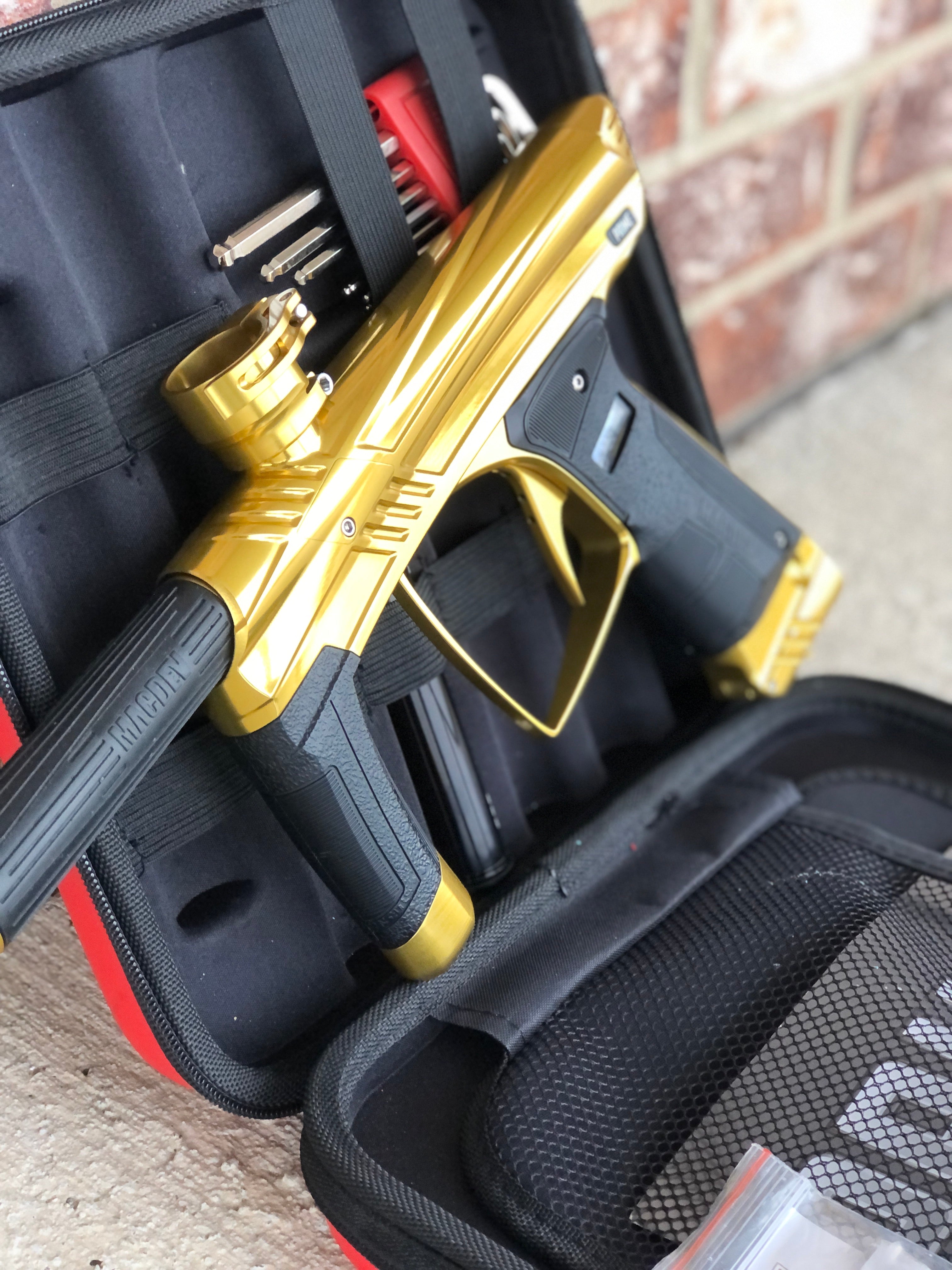 Used MacDev Prime Paintball Gun - Gloss Gold