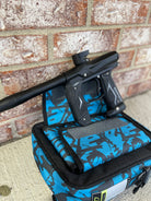 Used Empire Axe 2.0 Paintball Gun - Black w/ Blue Planet Eclipse Marker Bag