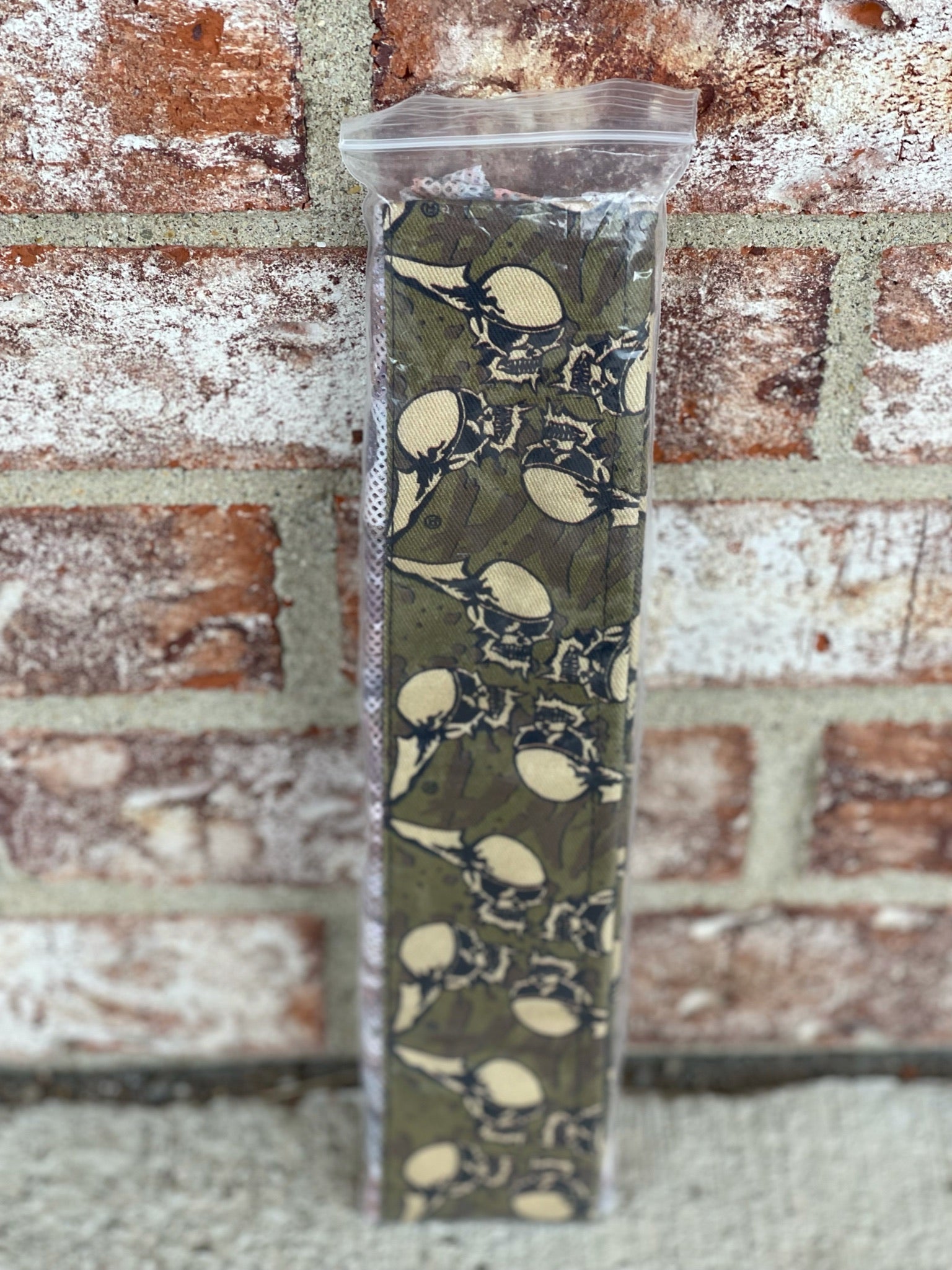 Sandana Flying Skulls Trunk Proline Headwrap- Green Brown