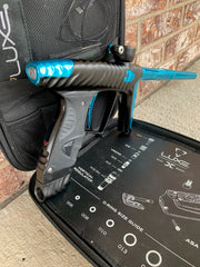 Used HK Army DLX Luxe X Ripper Paintball Gun - Dust Black/Polished Teal