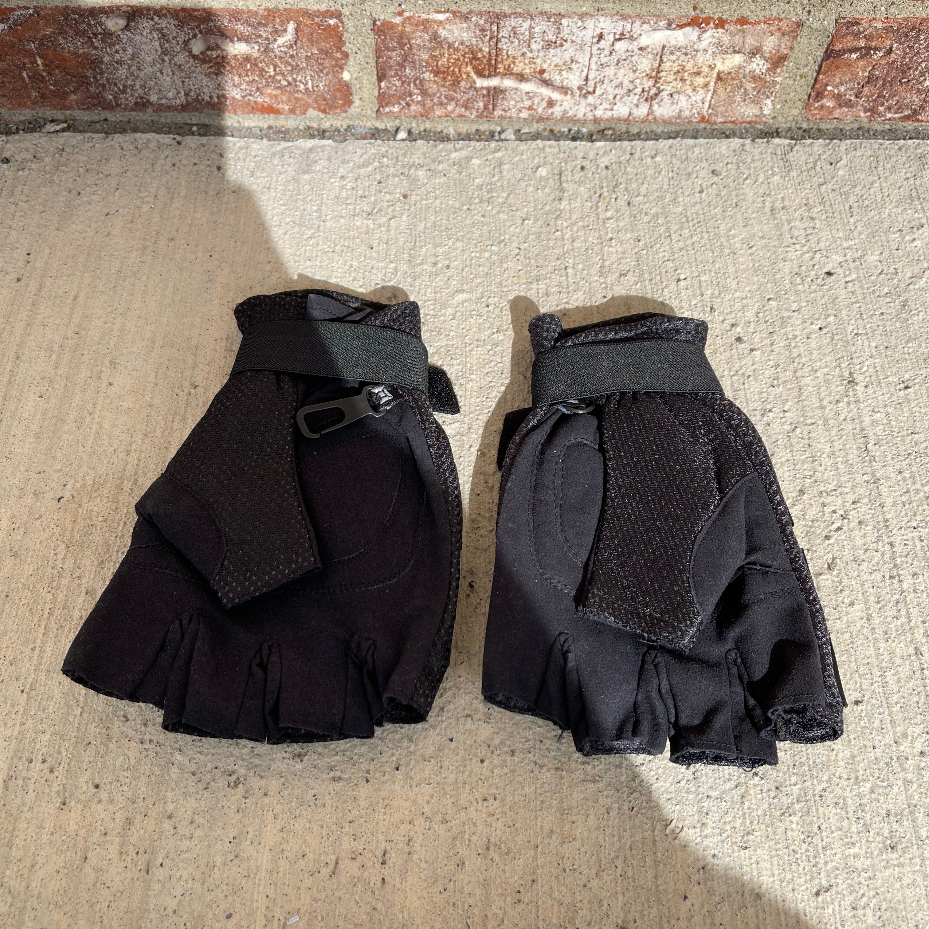 Used Exalt Half Finger Tactical Gloves - Black - L/XL