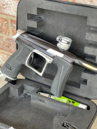 Used Planet Eclipse CS1 Paintball Gun - Black/Silver w/ Freak Barrel & CS2 Back Grip