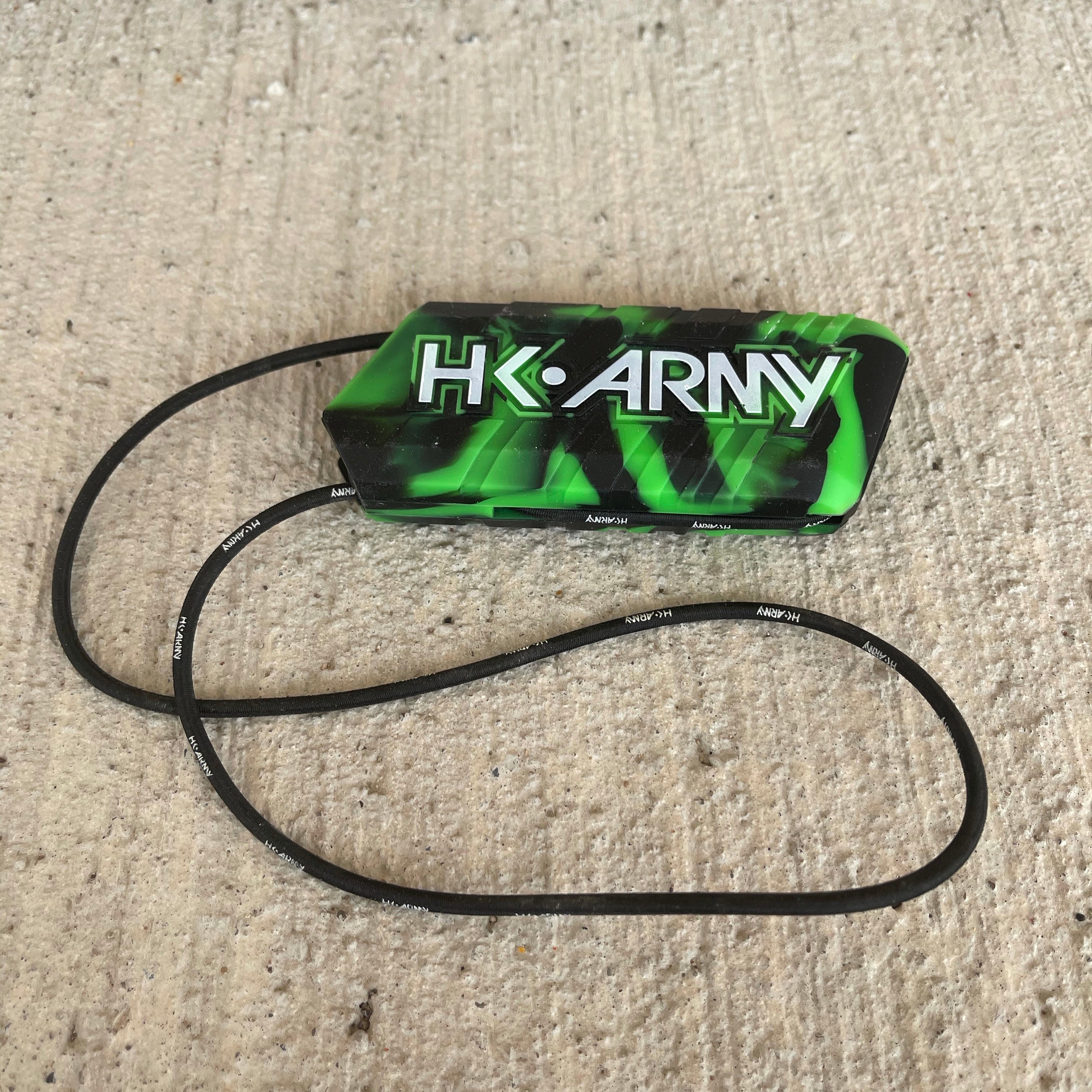 Used HK Army Ball Breaker- Black/Neon Green Swirl