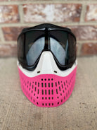 Used JT Proflex Paintball Mask - Custom Build - Black/Pink/White